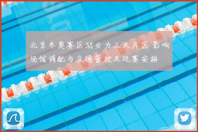 北京冬奥赛区划分为三大片区 影响场馆调配与交通管控及观赛安排